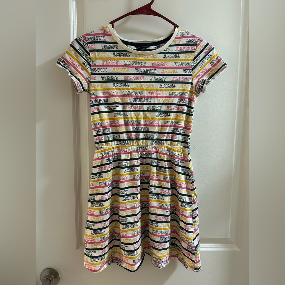 Tommy Hilfiger Kids Dress with Colorful Stripes